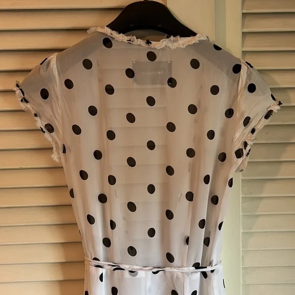 Reformation Gwenyth Polka Dot Midi Dress- XS - Picture 9 of 11